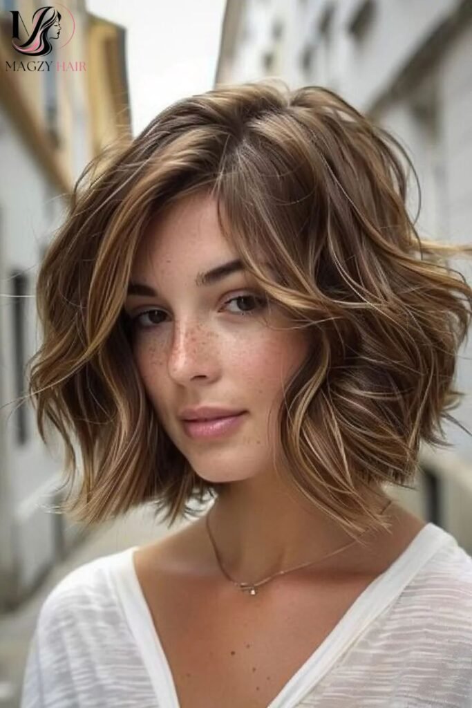 Layered Wavy Bob: Adding Movement Without Losing Shape