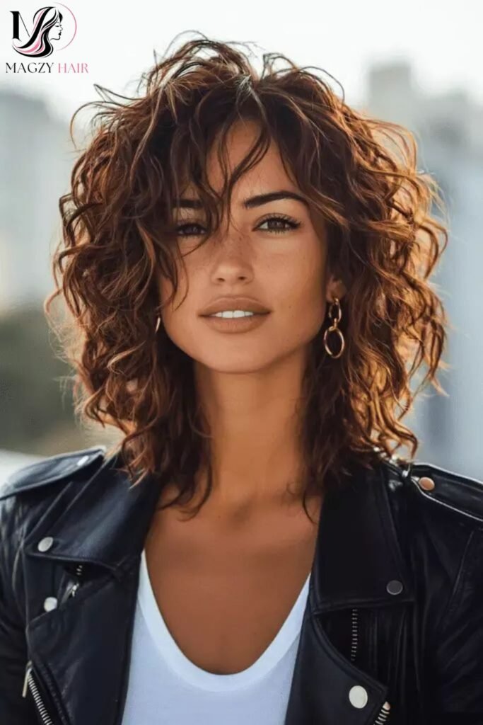 Layered Curly Shag