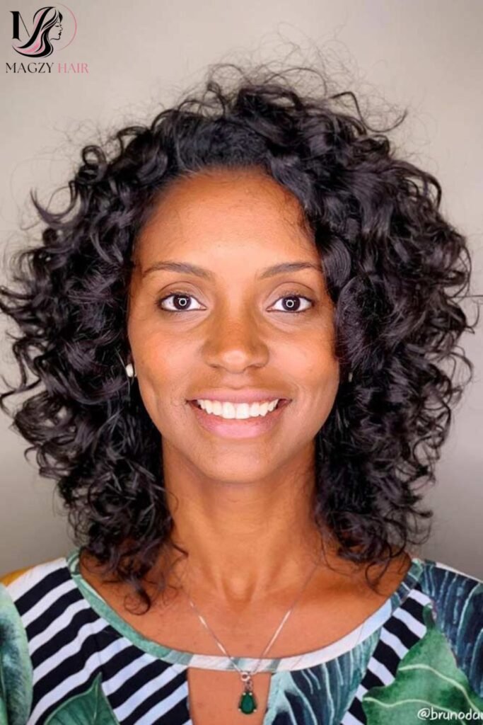 Deva Cut for Shoulder Length Curls
