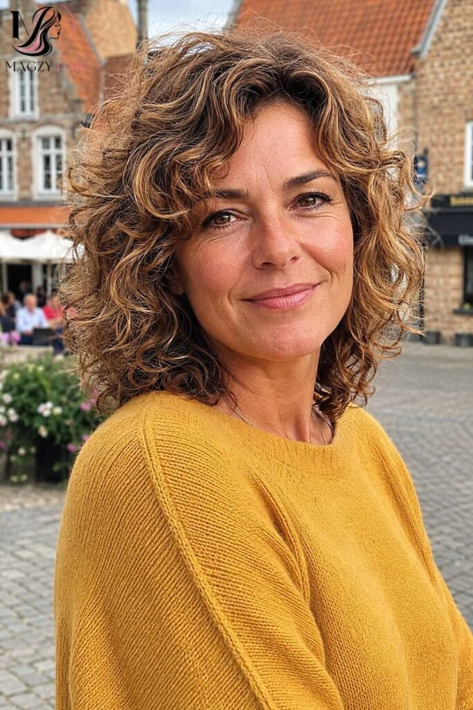 Voluminous Curly Layers