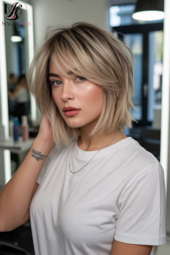 Layered Medium Bob: Adding Movement and Softness