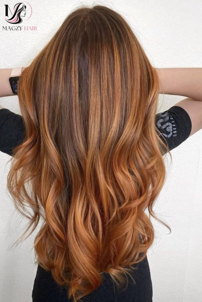 Copper Balayage: A Low Maintenance Approach
