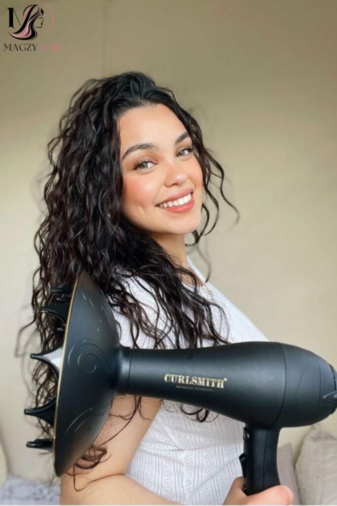 Diffusing Techniques for Long Curly Hairstyles