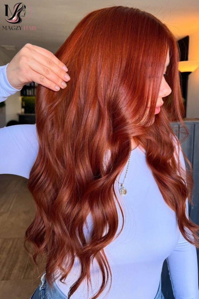 Copper Red Hair color