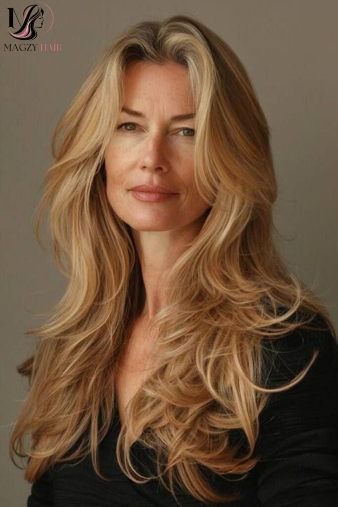 Long Blonde Hairstyles for Thick Hair