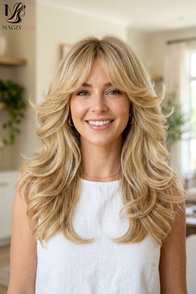 Long Shag Hairstyles for Thick Hair