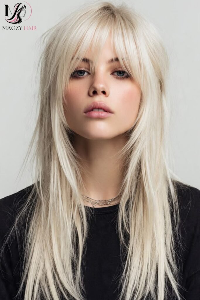 Long Shag Hairstyles for Straight Hair