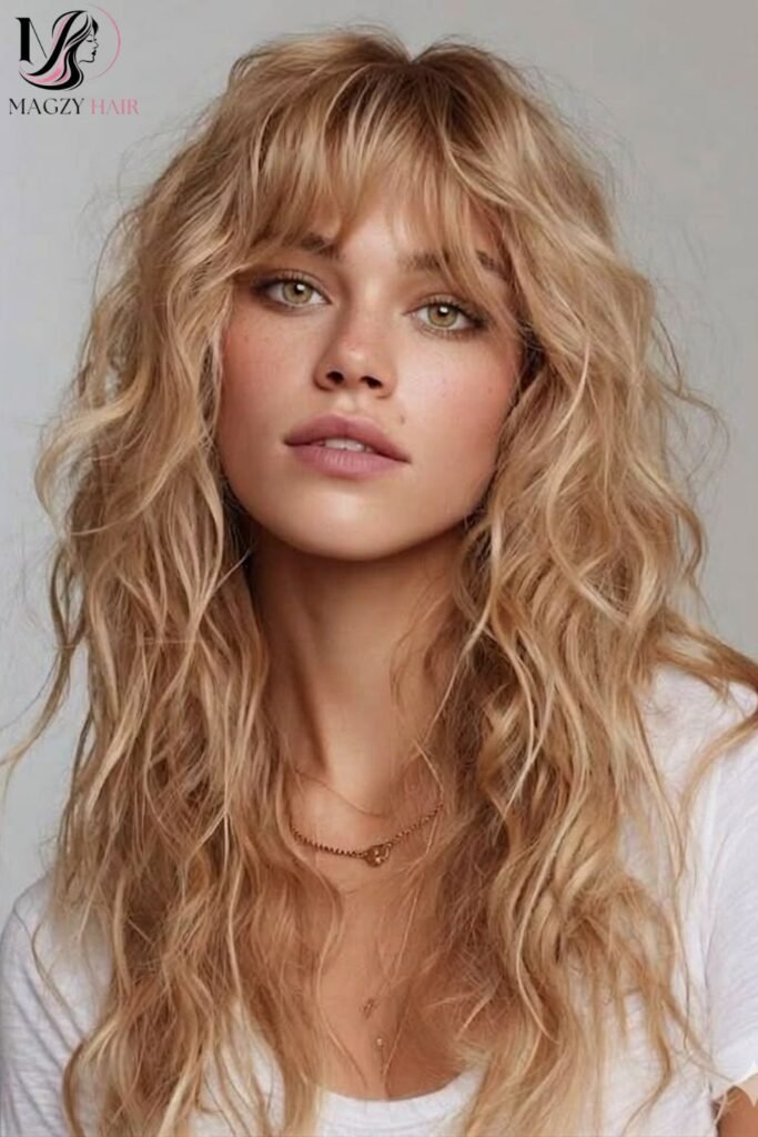 Long Shag Hairstyles for Fine or Thin Hair
