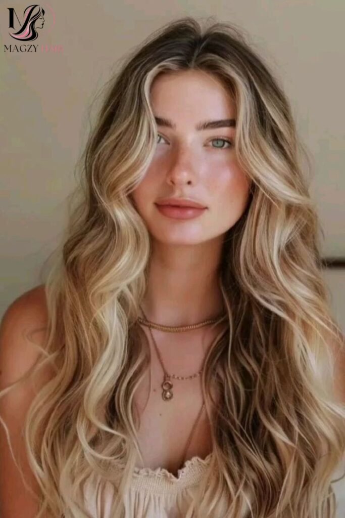 Classic Beachy Long Wavy Hairstyles