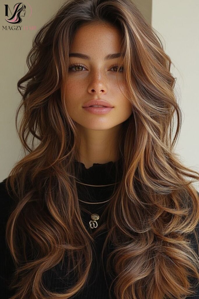 Long Layered Wavy Cut