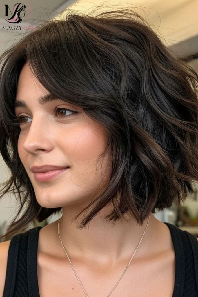 Choppy Bob for Thick Hair