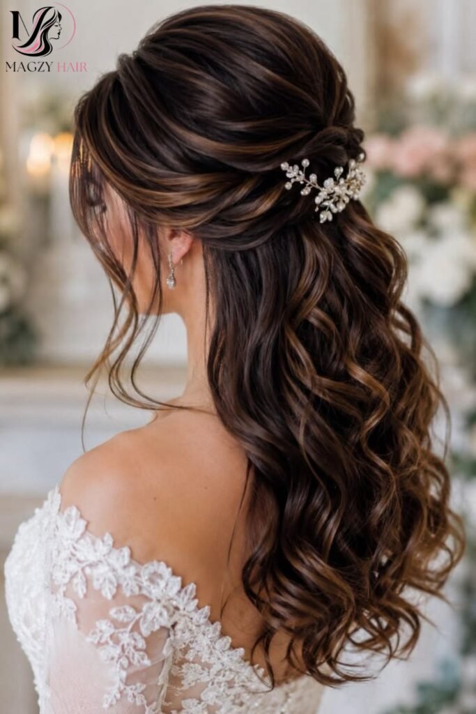 Elegant Updos and Half Up Styles