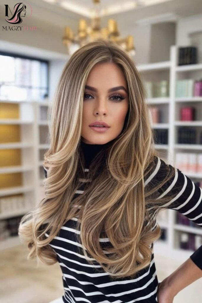 Long Hair With Balayage or Highlights
