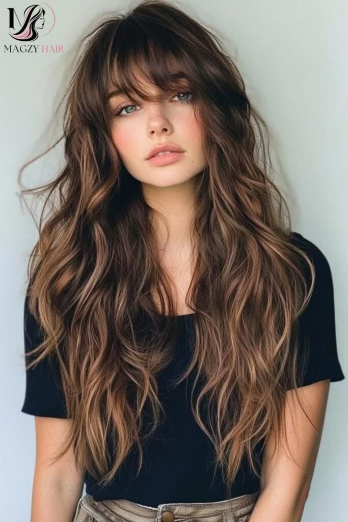 The Long Shag Hairstyle