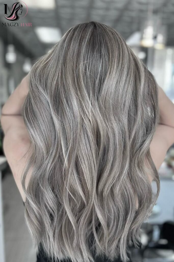 Ash Blonde Balayage: A Low Maintenance Cool Toned Option