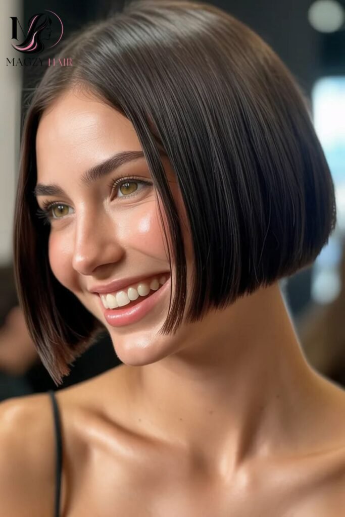 Classic Chin Length Blunt Bob