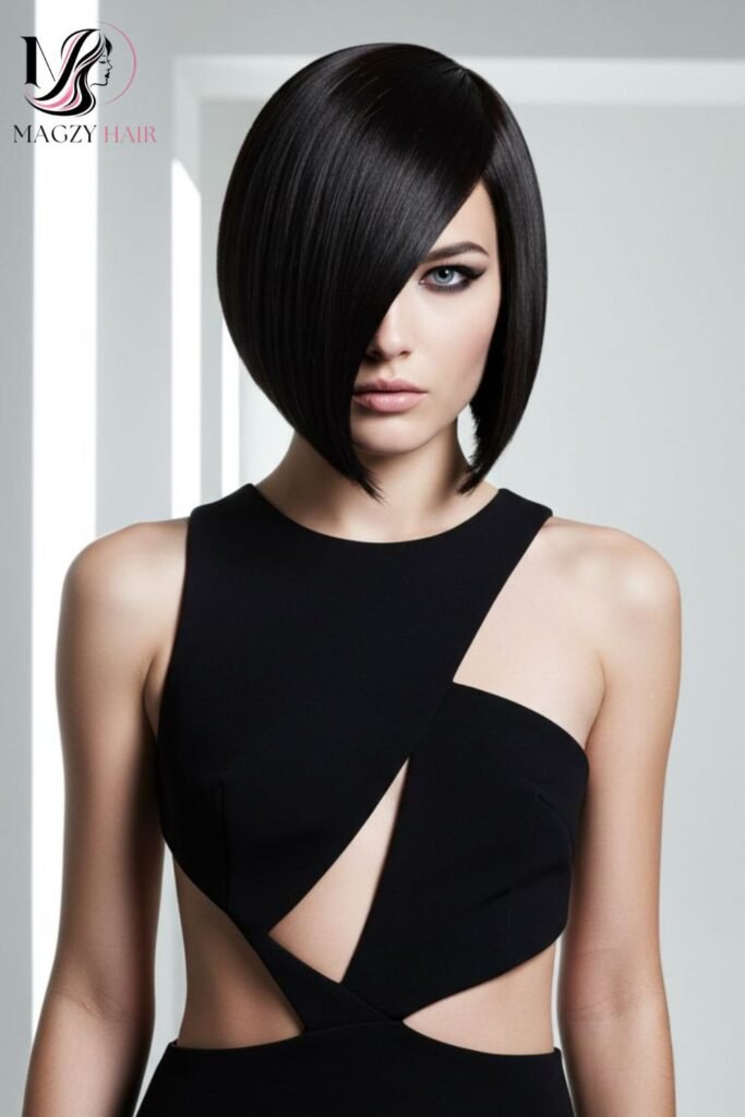 Asymmetrical Blunt Bob