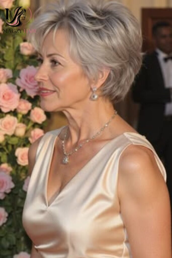 Styling Short Layers for Special Occasions For Older Women