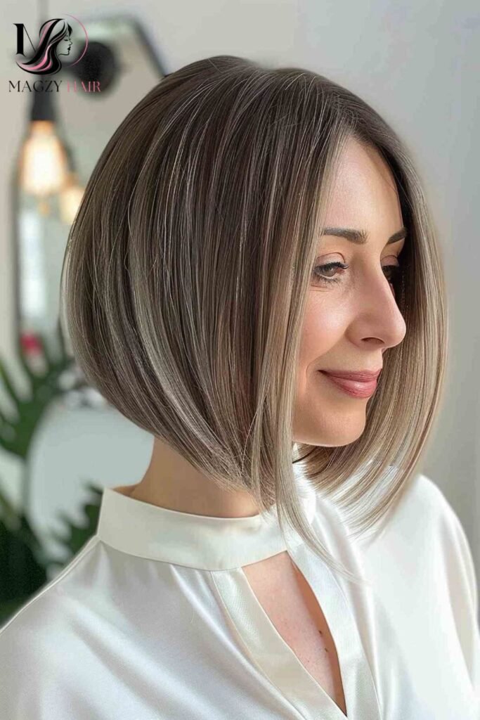 A-Line Bob for Visual Density