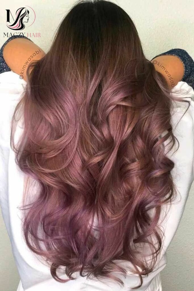 Mocha Mauve Hair Color