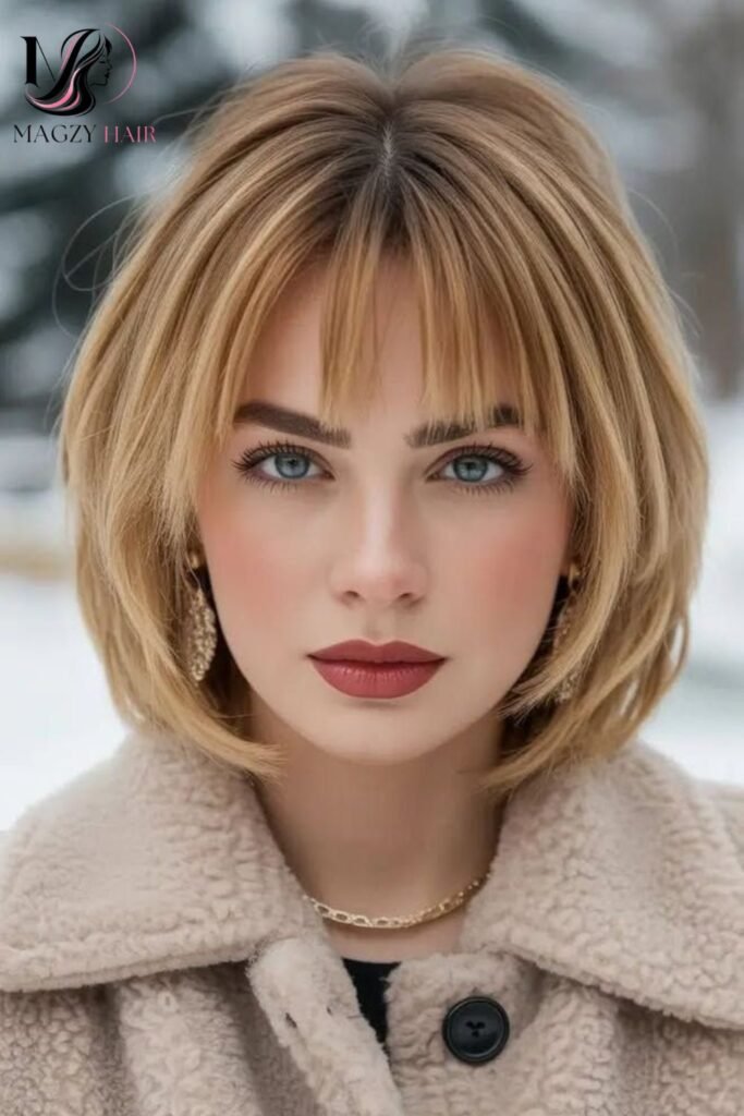 Short Bob With Soft Bangs