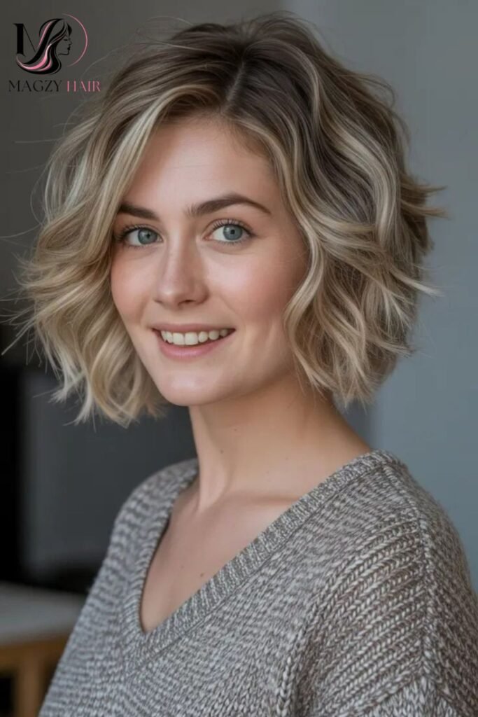 Wavy Bob for Cold Weather Texture