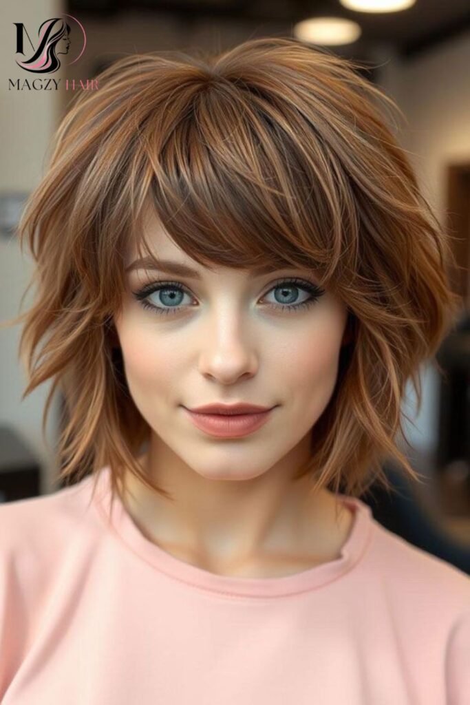 Layered Bob With Bangs
