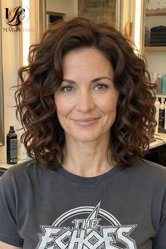 Cute Mom Haircuts for Thick or Curly Hair