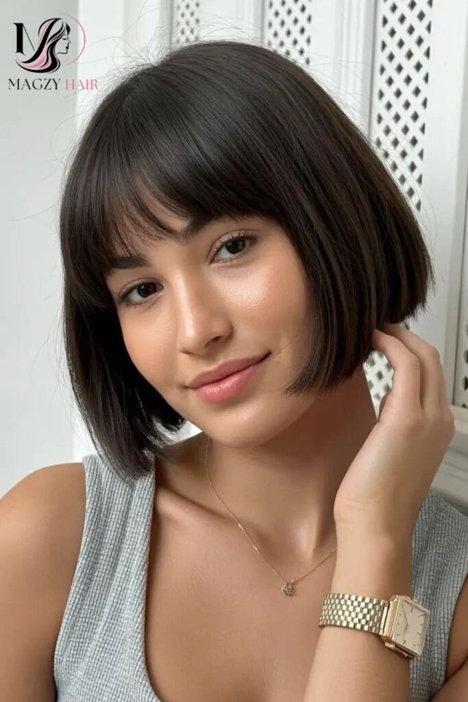 Short Bob Haircuts With Bangs