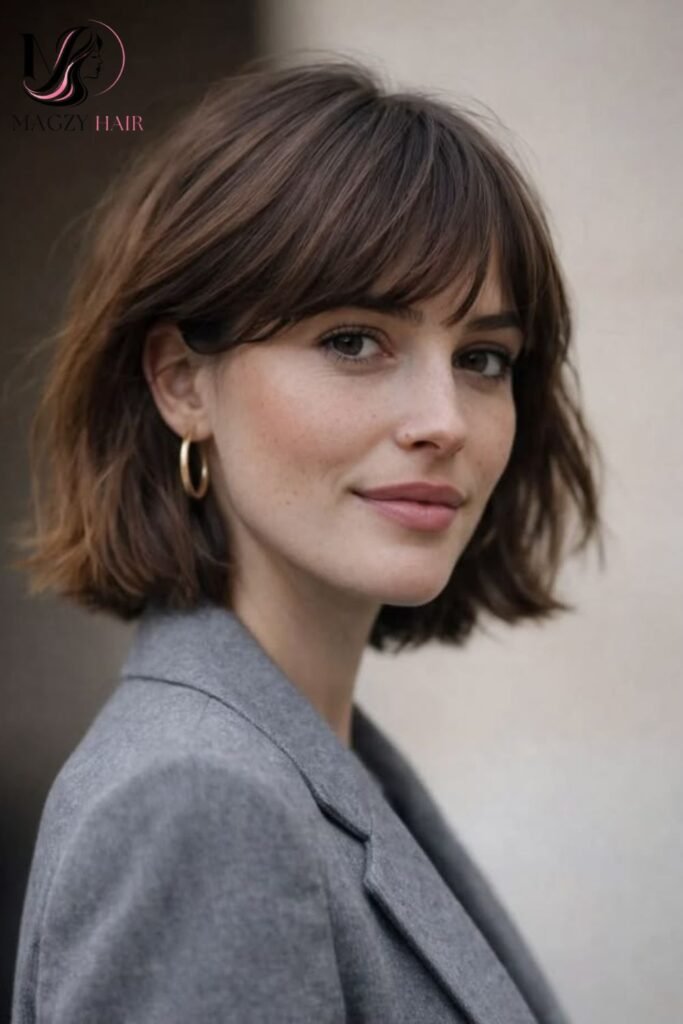 Textured Bob for Effortless Fall Styling