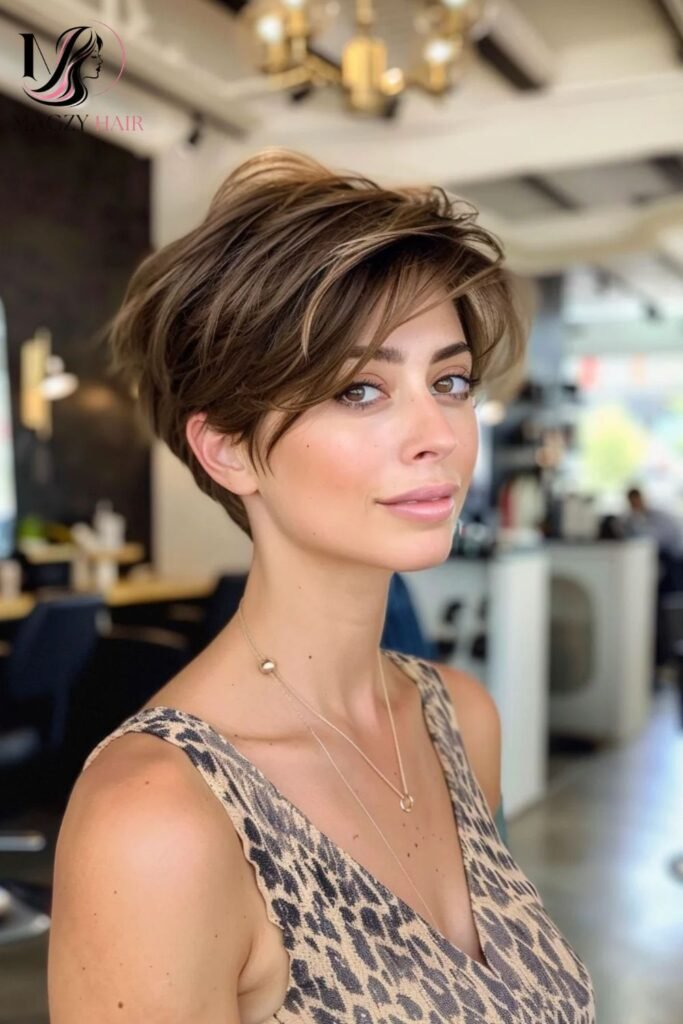 Layered Pixie for Cooler Weather Volume