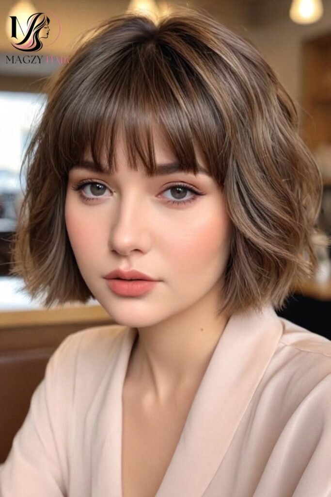 Short Hairstyles With Bangs for Fall