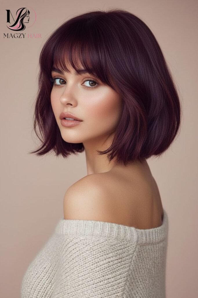 Short Fall Hairstyles With Rich Seasonal Color