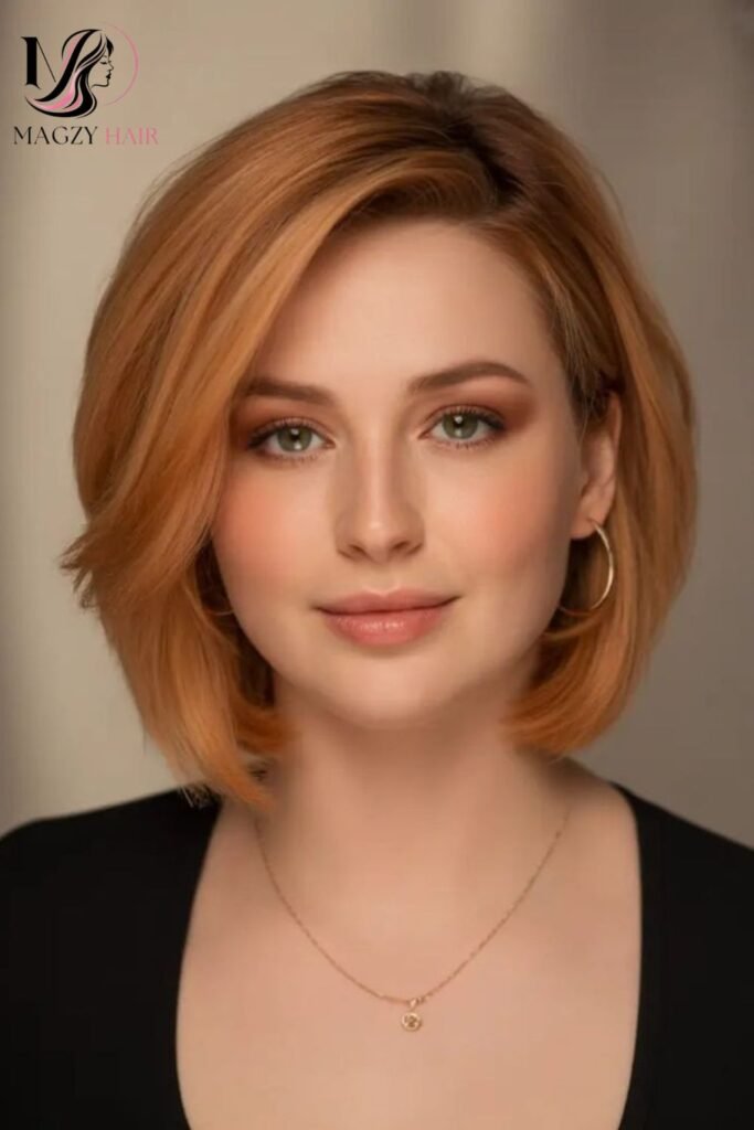 Short Fall Hairstyles for Round Faces