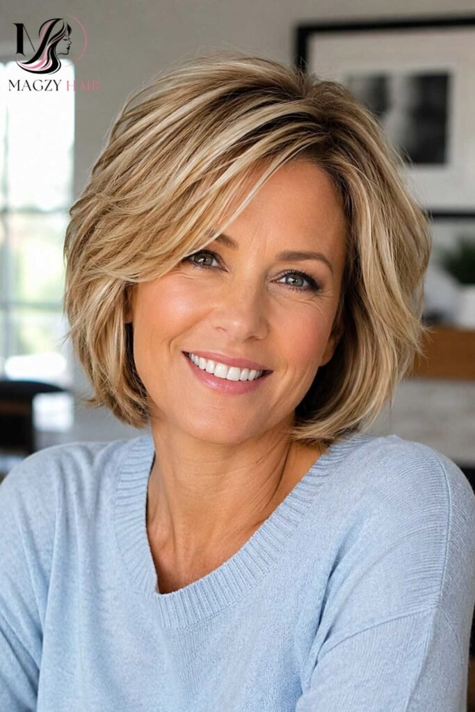 Feathered Bob Hairstyles for Fine or Thin Hair