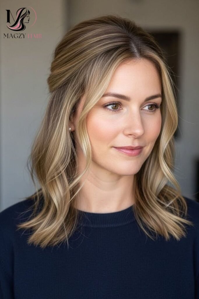 Half Up Styles for Medium Hair
