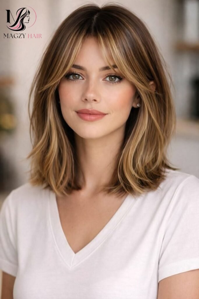 Medium Hair With Balayage or Highlights