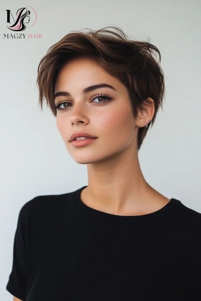 Textured Pixie for Effortless Movement
