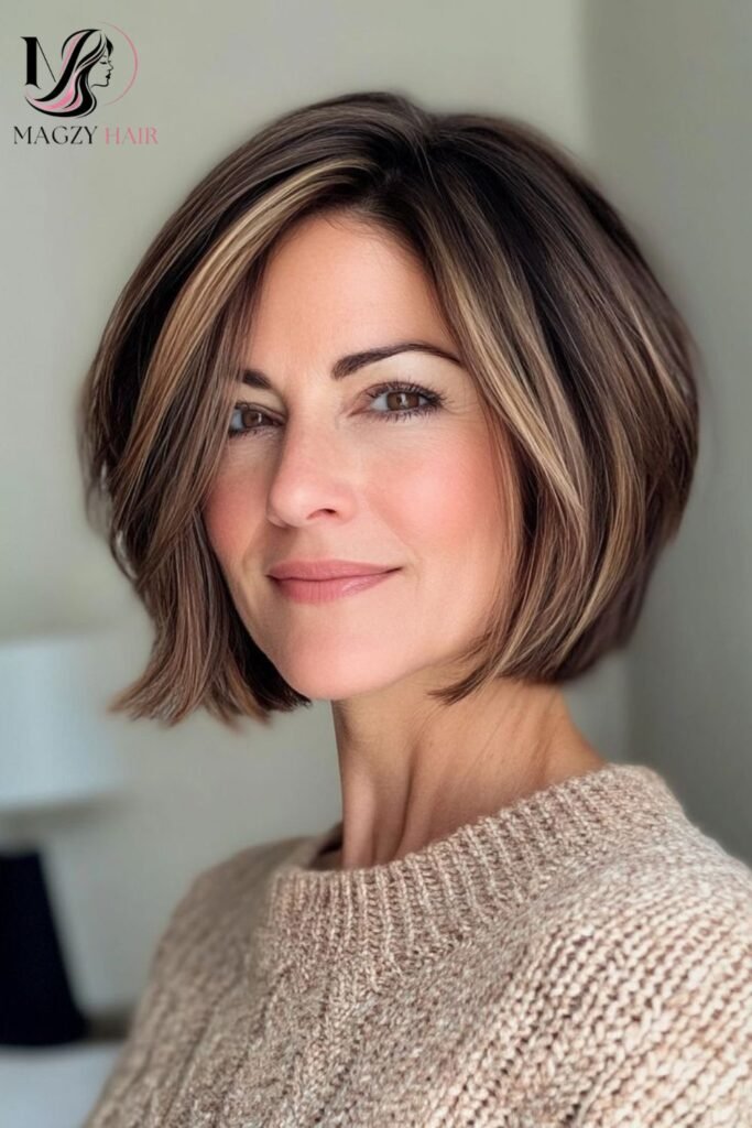 Bob With Highlights or Balayage