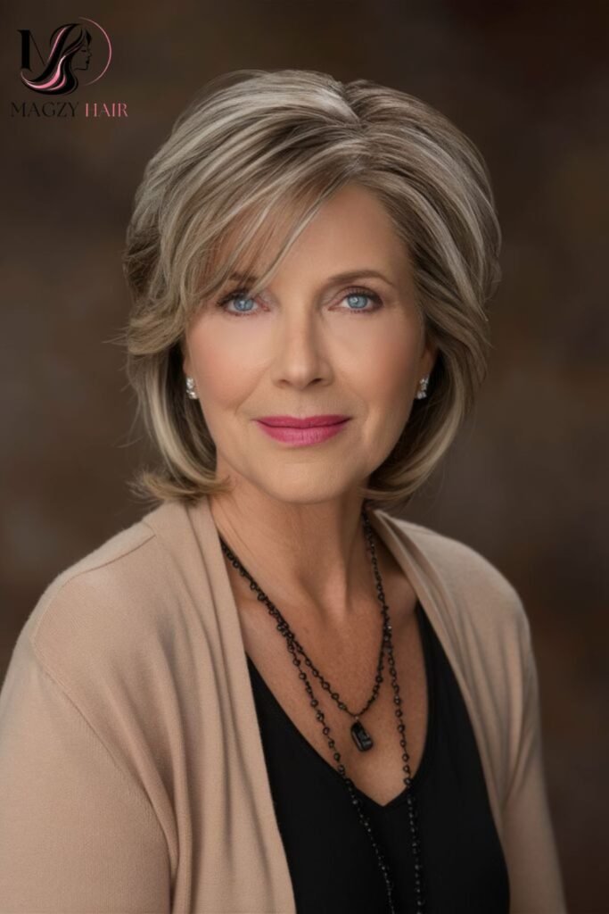 Layered Bob Hairstyles For Women over 50