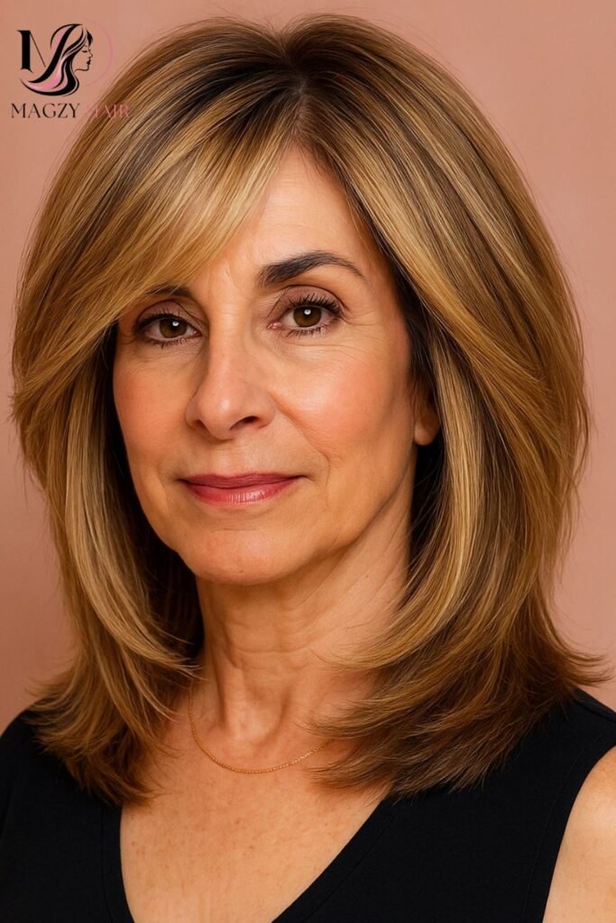 Shoulder Length Cuts Hairstyles For Women Over 50