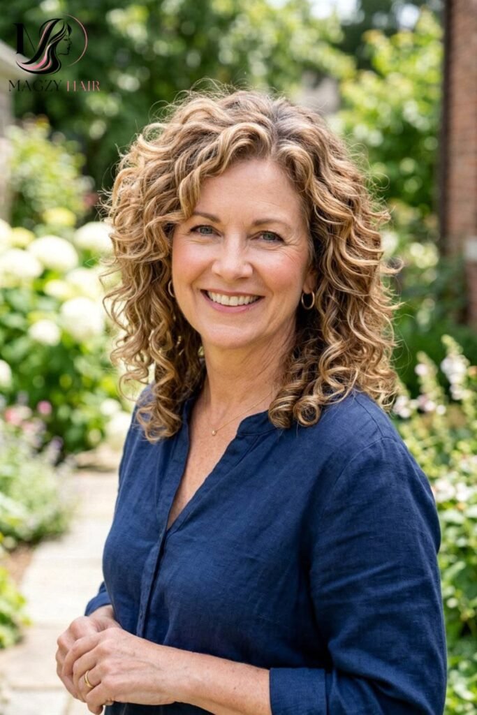 Curly and Textured Hairstyles for Women Over 50