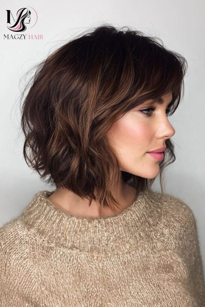 Layered Bob for Thick Hair Movement Without Bulk