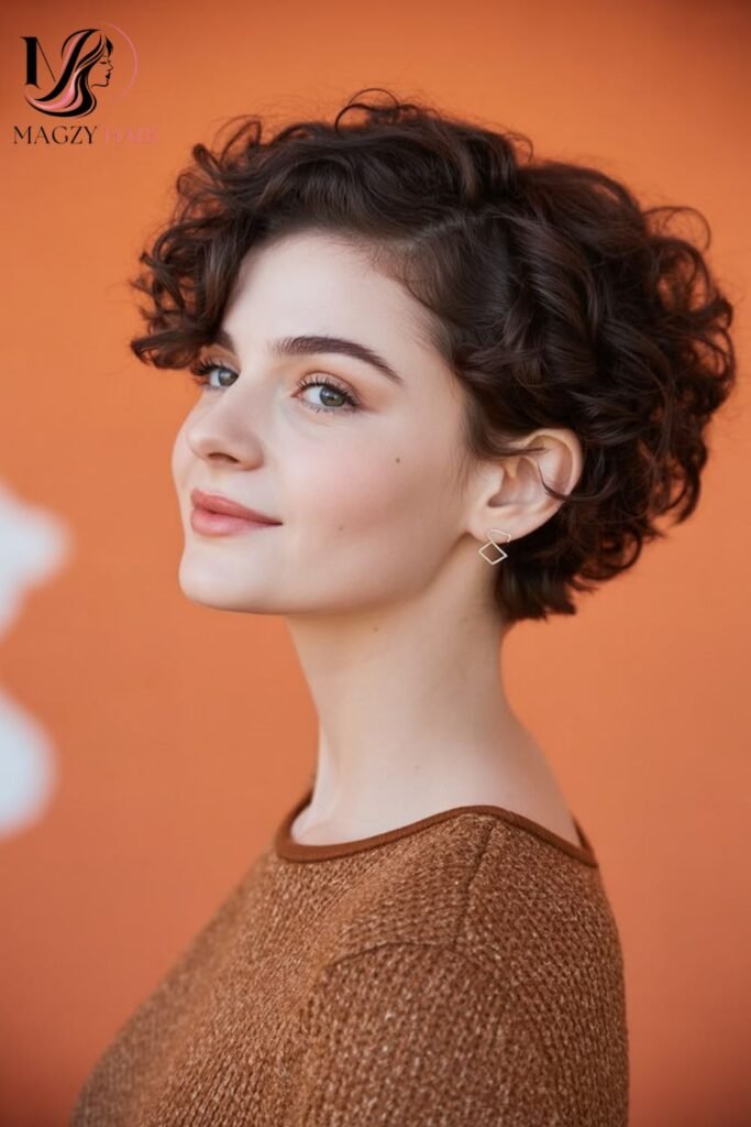 Short Hairstyles for Thick Hair, Curly Hair