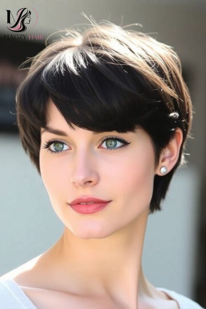 Short Hairstyles for Thick Hair, Straight Hair