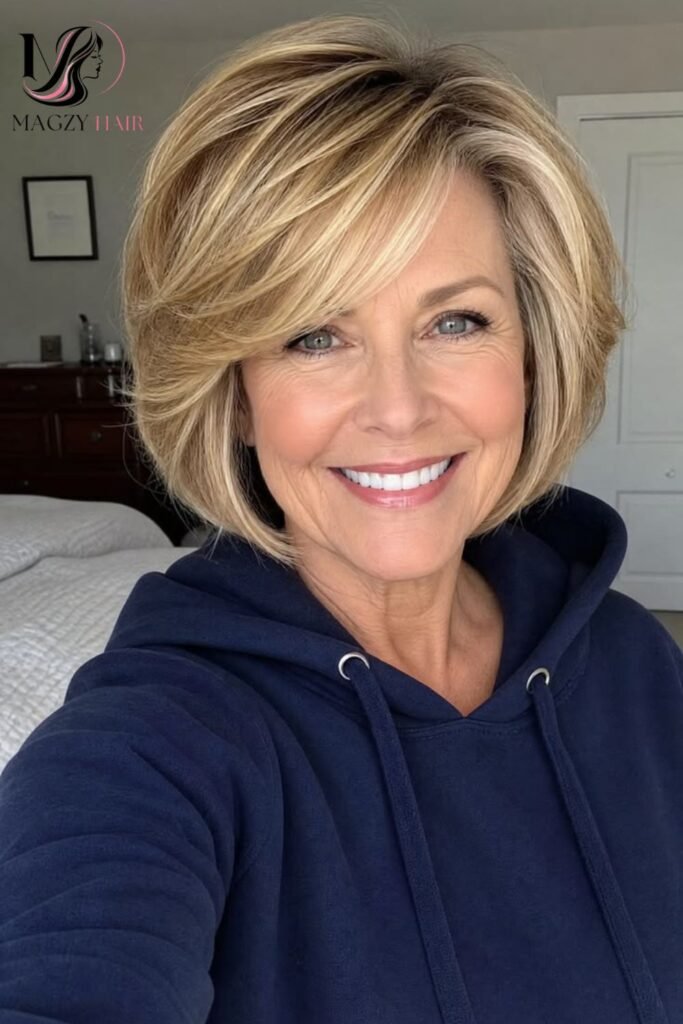 Layered Bob for Added Volume