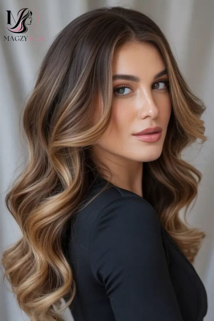 Dark Blonde Balayage Hair Color