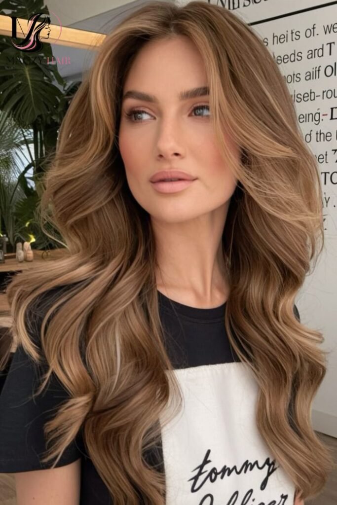 Caramel Dark Blonde Hair Color