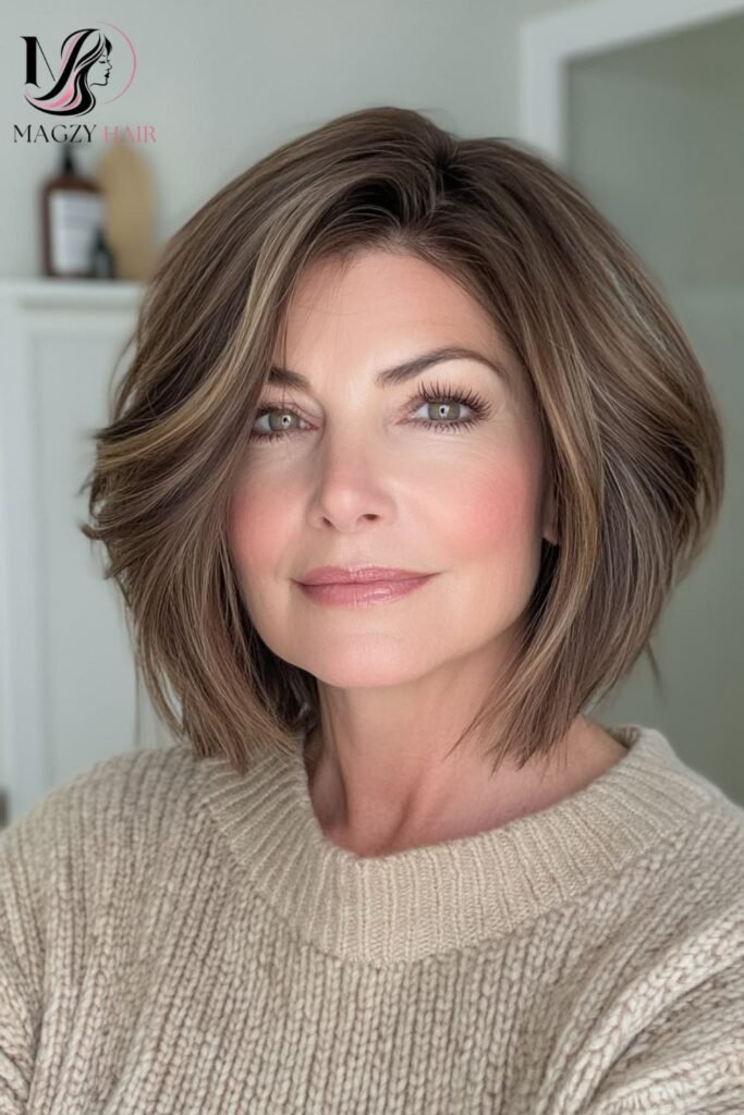 Layered Bob for Softness and Movement