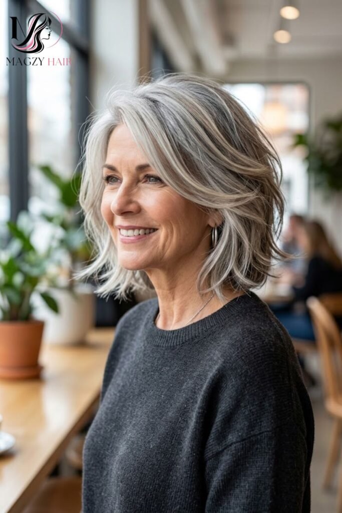 Silver and Gray Blending With Modern Layers